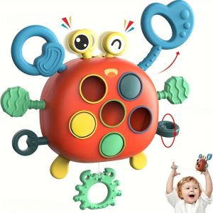 Montessori babajáték - színes rák